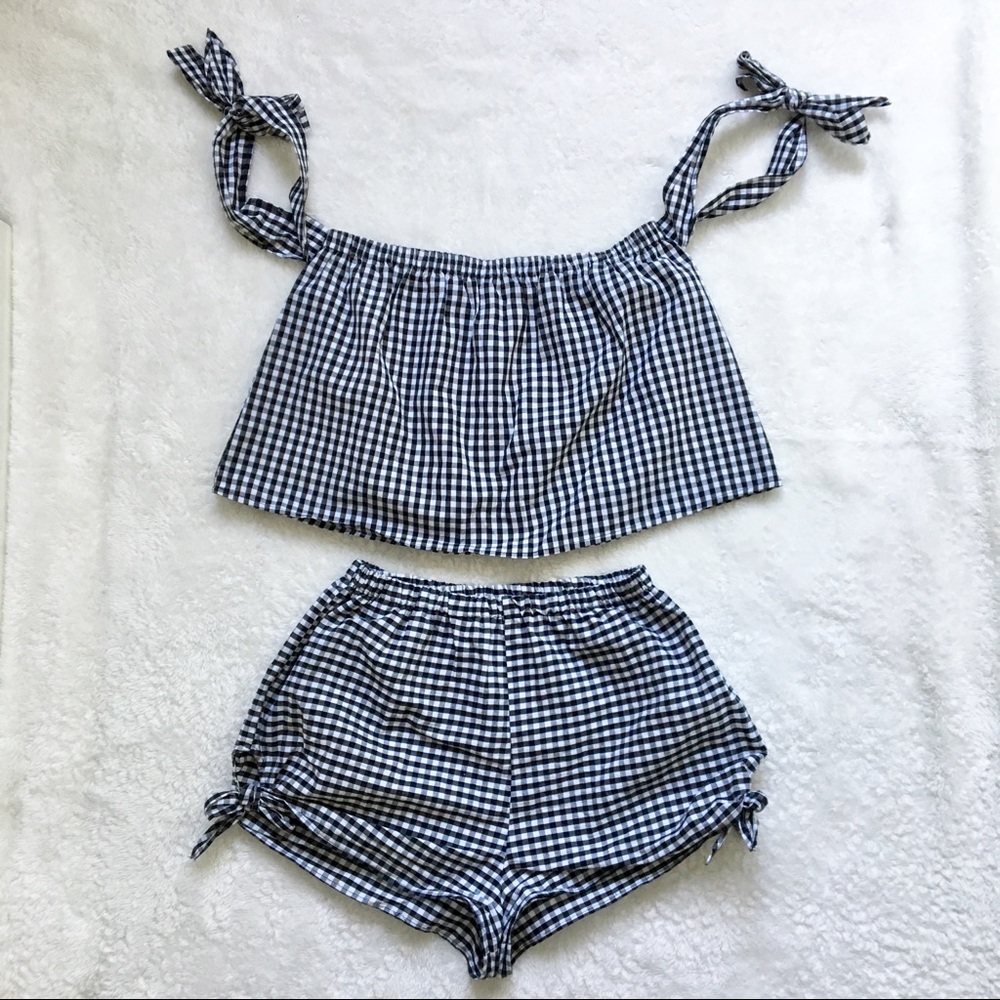 ASOS Gingham Two Piece Set